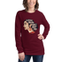 Teacher Saynz Unisex Long Sleeve Tee in Gold – Front View